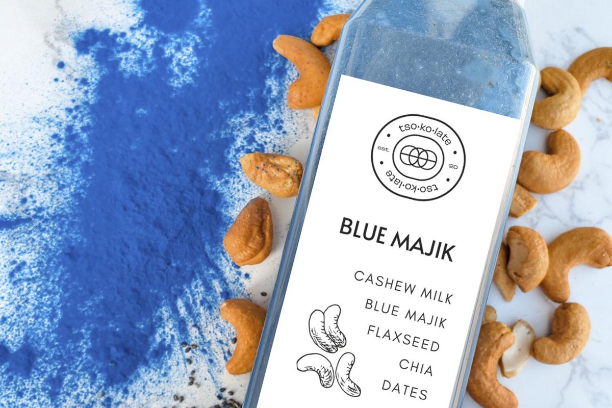 Tsokolate Blue Majik Cashew Milk