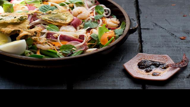 Yum Yai Salad With Chile Jam Dressing Main Courses Feastmagazine Com