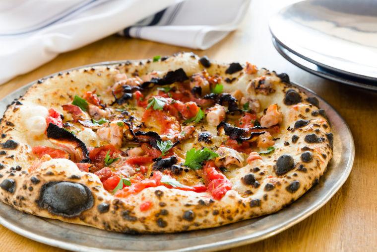 The Good Pie's octopus pizza Feast Magazine