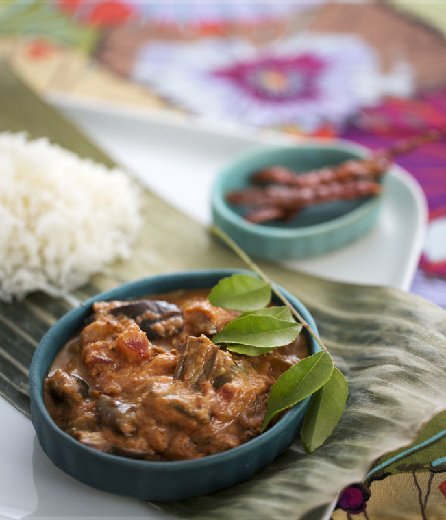 Eggplant in Coconut Milk Feast Magazine