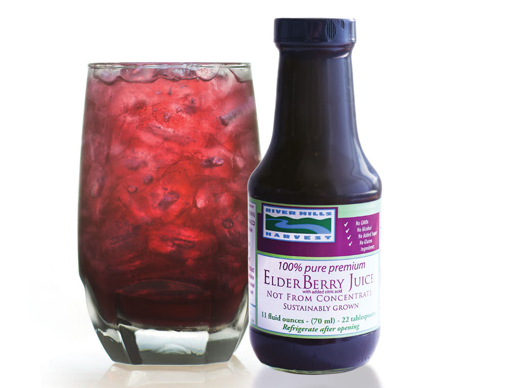 River Hills Harvest's Elderberry Juice Offers a Splash of Sweetness