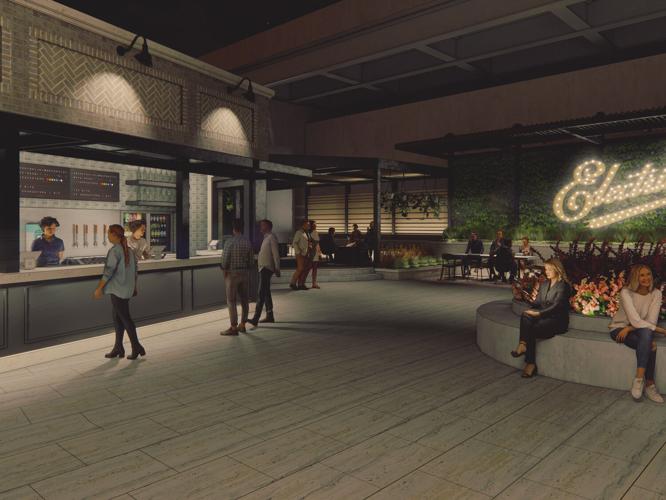 From J. Rieger & Co., Electric Park Garden Bar will evoke the vibes of