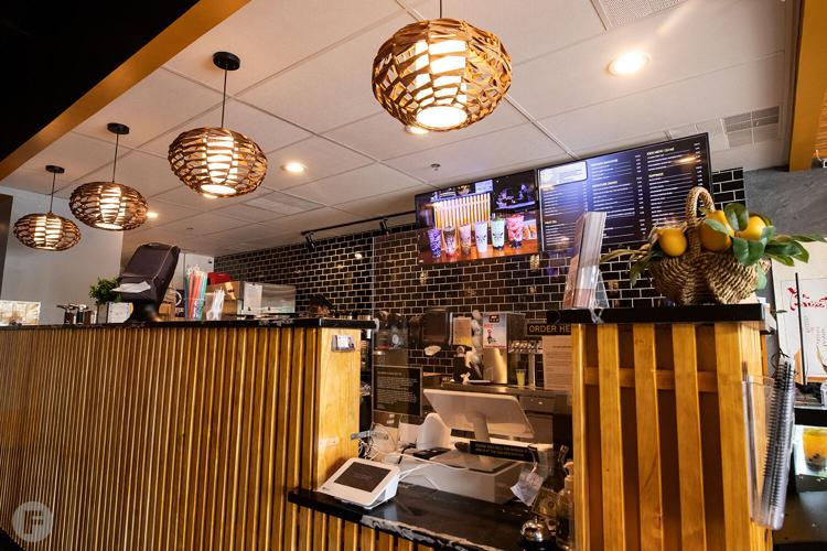 Sweeten up your day with a boba tea or crêpe cake from Honey Bee Tea in