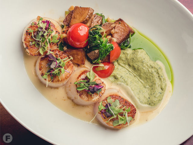 Damien Tiregol's Pan-Seared Scallops