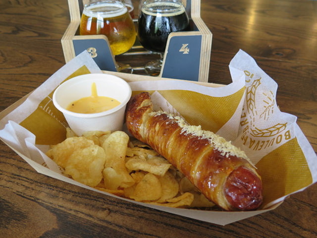 Pretzel Dog at Boulevard Brewing Co.