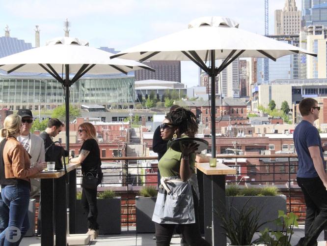 Percheron, the Crossroads Hotel’s Luxe Rooftop Bar, Now Open, Serving