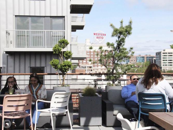Percheron, the Crossroads Hotel’s Luxe Rooftop Bar, Now Open, Serving