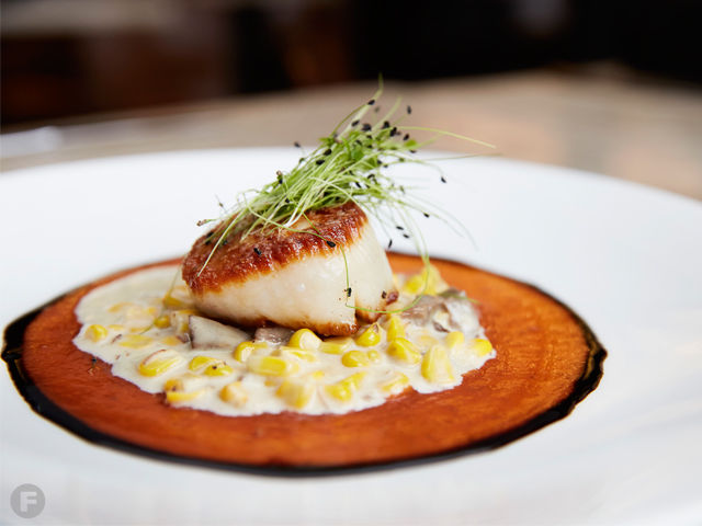 Zach White's Seared Scallop