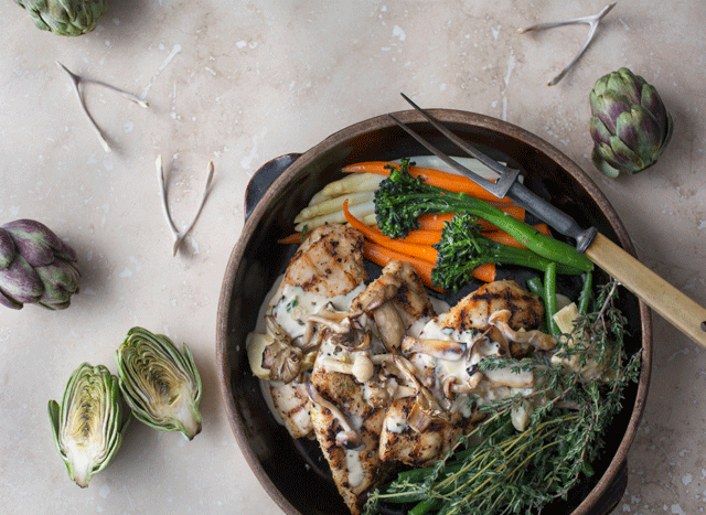 grilled chicken beurre blanc paired with chardonel | | feast magazine grilled chicken beurre blanc paired with chardonel | | feast magazine