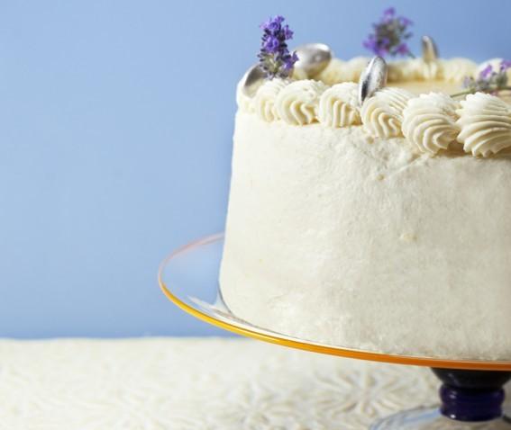 Lavender Lemon Angel Food Cake Sweets Feastmagazine Com
