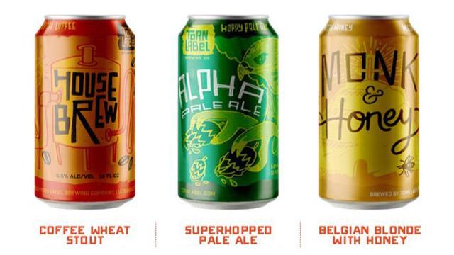 Torn label house brew