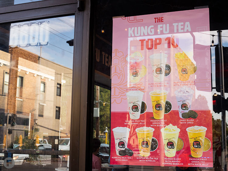 Kung Fu Tea Now Open in the Delmar Loop, Serving 30+ Types of Bubble