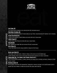 Parkway Social Kitchen Menu Parkway Social Kitchen Menu