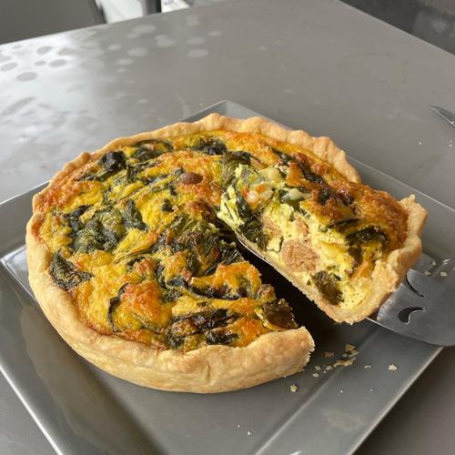 Looking Meadow Cafe quiche