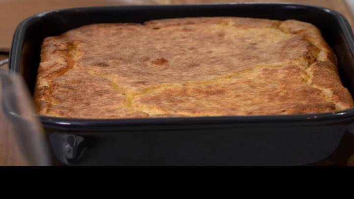 Southern Style Spoonbread With Country Ham And Cheddar Feast Tv