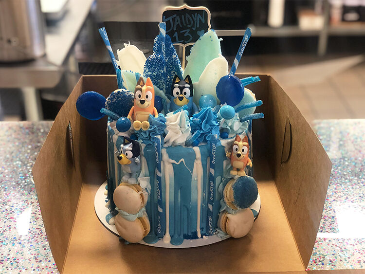 At Sugar High Bakery in Belleville, baker Amber Weiss offers colorful