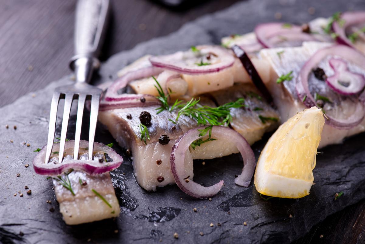Eating pickled herring on New Year's Eve could give you good luck