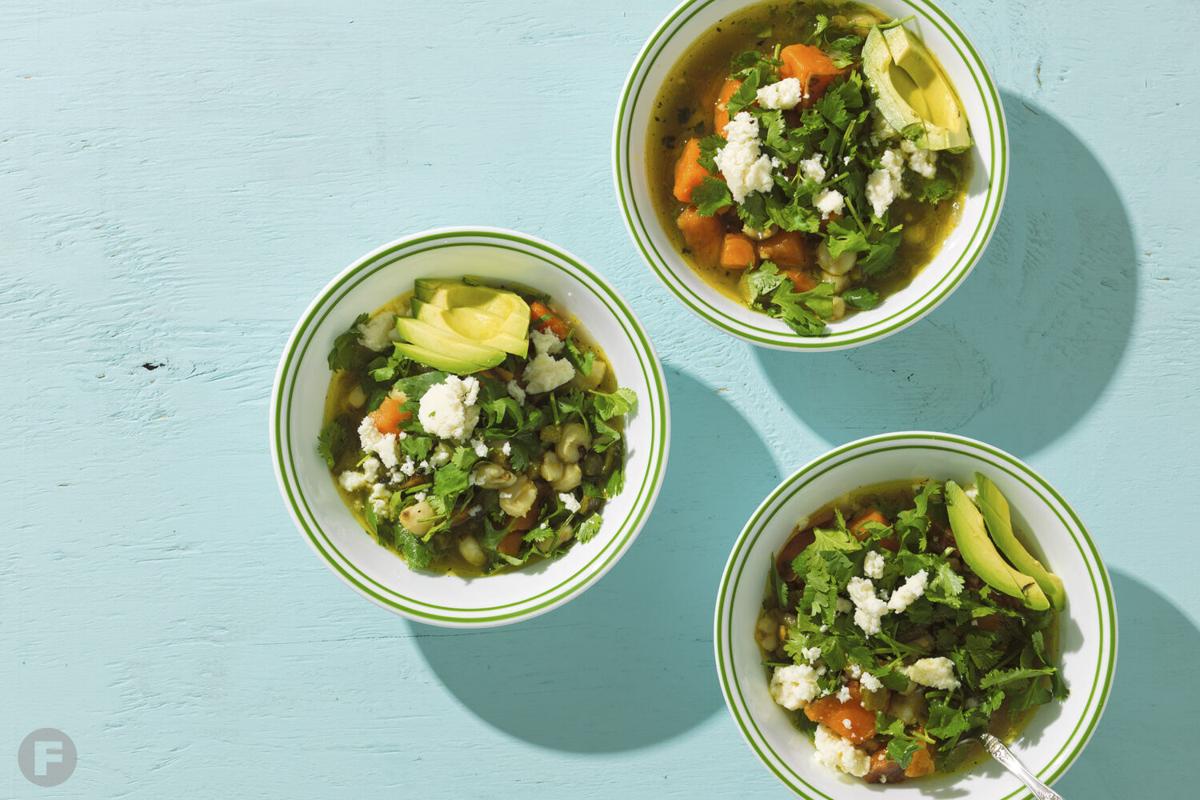 Poblano-Sweet Potato Soup