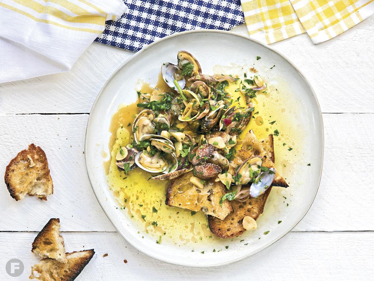 Clam Toast