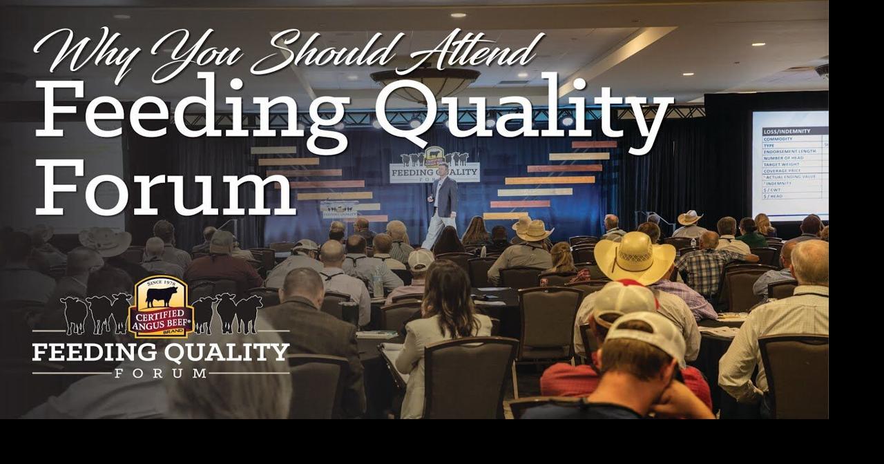 Why You Can't Miss the Feeding Quality Forum Event Multimedia