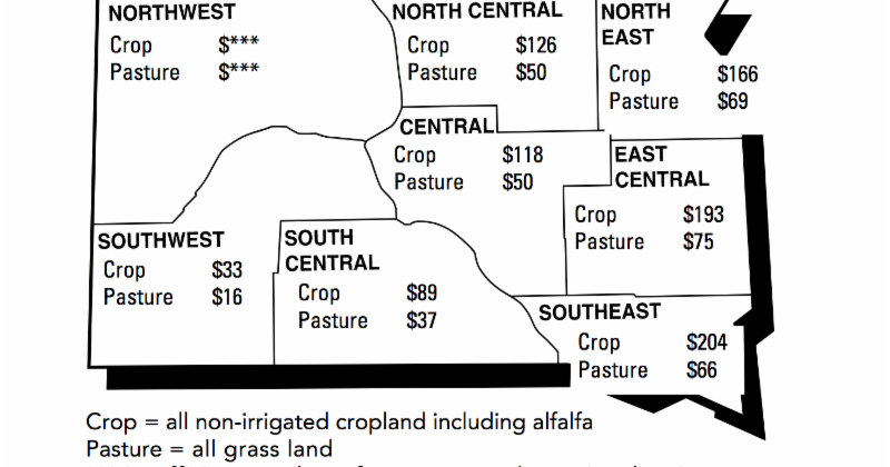 2018 South Dakota Pasture Cash Rental Rates Are Now Available | Cow ...