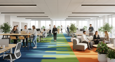 Elevate Your Workspace: Commercial Carpet That Counts