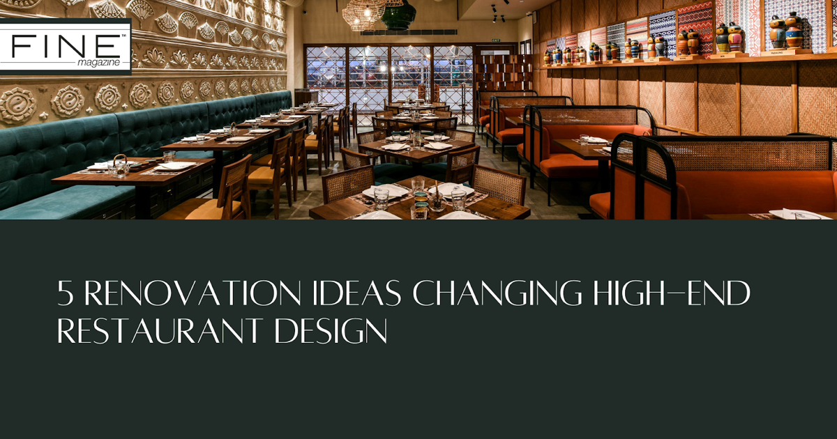 Sustainable Luxury: 5 Renovation Ideas Changing High-End Restaurant Design | LifeStyle Sustainable Luxury: 5 Renovation Ideas Changing High-End Restaurant Design | LifeStyle