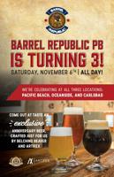 Barrel Republic in Pacific Beach Turns 3!