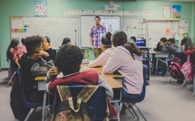 Children sit in class in one of Wilmington, NC's many school options