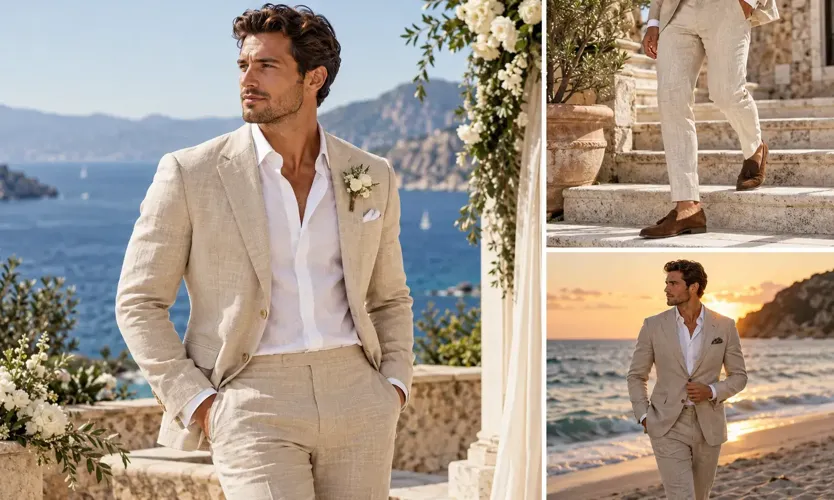 Beach Wedding Ready: A Modern Groom's Linen Suit Checklist