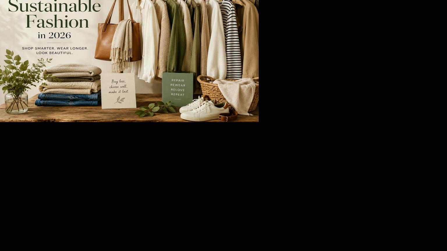 The New Rules of Sustainable Fashion  in 2026