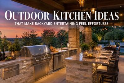 Outdoor Kitchen Ideas That Make Backyard Entertaining Easier