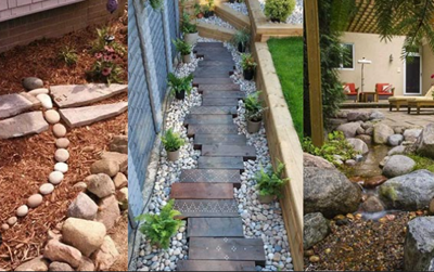 Rock and Stone Ideas for Texas Landscaping Projects: Suggest Selections for Pathways, Borders, and Accents to Boost Curb Appeal