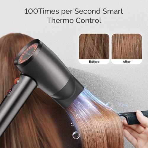 The MelodySusie hair dryer has smart thermo control features