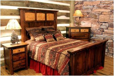 How To Give Your Bedroom A Log Cabin Makeover