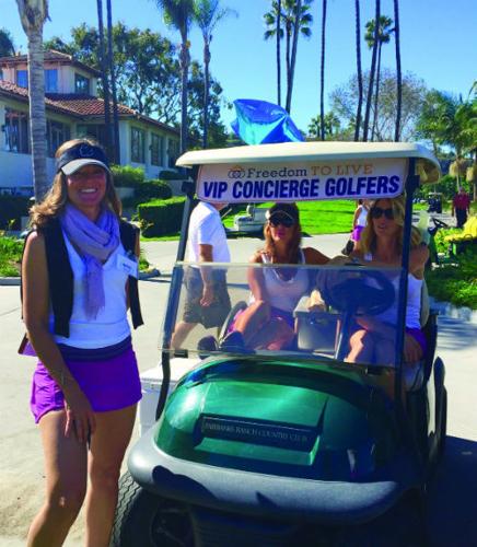 Freedom to Live Golf Tournament; Melissa Wadley, Kim Moshtaghi & Brandy Gossett