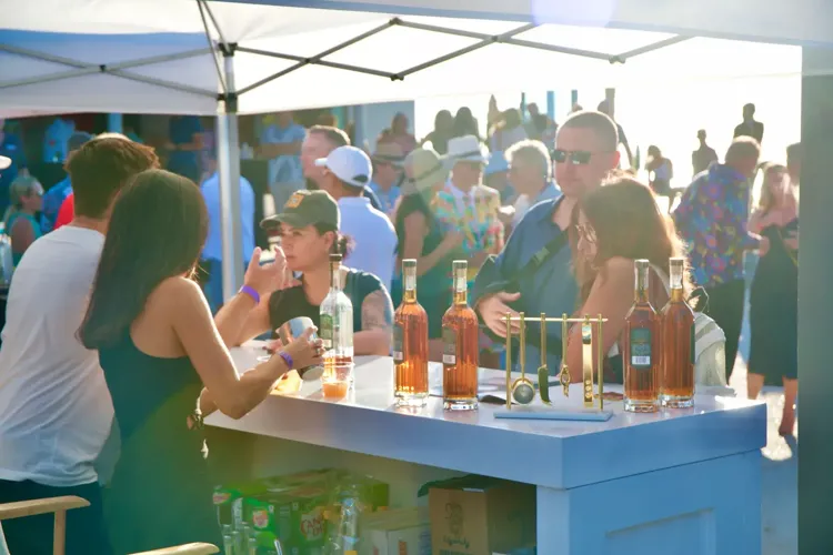 people enjoying the San Diego Spirits Festival 