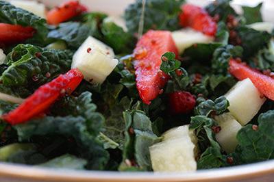 Kale and Strawberry Salad Recipe
