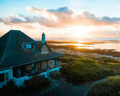 This vacation home on the beach is a great rental option