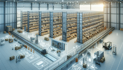 A large warehouse with fine storage solutions