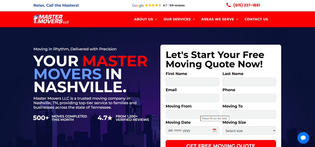 6 Professional Nashville Moving Companies for Residential Relocations in 2026