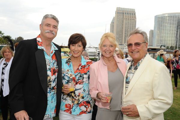 Jim and Cheryl Floros, Jan and Jim Fitzpatrick of San Diego Magazine