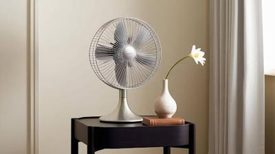 How are table fans beneficial at home and in the office?