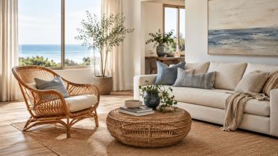 How Rattan Is Redefining the Modern Beach House