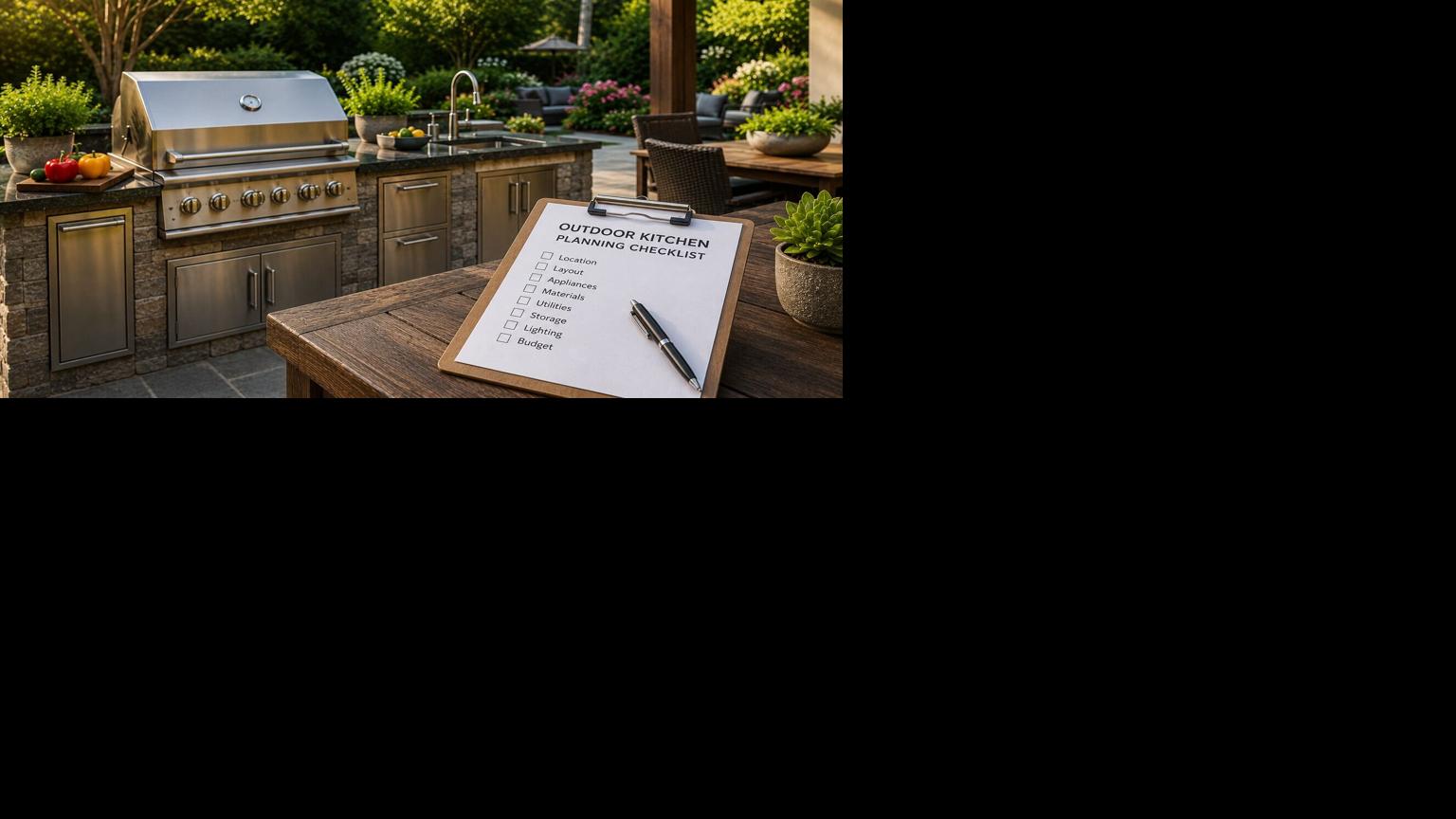Outdoor Kitchen Planning Checklist Before You Build