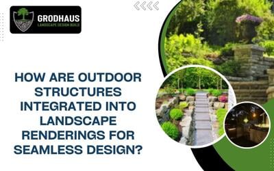 How Are Outdoor Structures Integrated Into Landscape Renderings for Seamless Design?