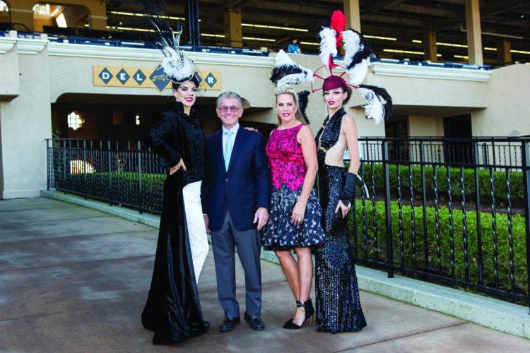 Del Mar Racetrack; Whittany Robinson, Joe Harper (CEO of DMTC), Deena Von Yokes & Christianna Knutson