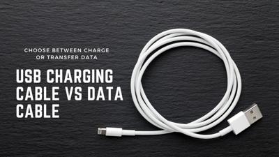 Choose Between Charge or Transfer Data: USB Charging Cable Vs Data Cable