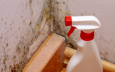 This spray bottle will help with mold removal in your home