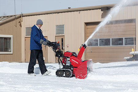 Honda’s hydrostatic-drive snow blowers 